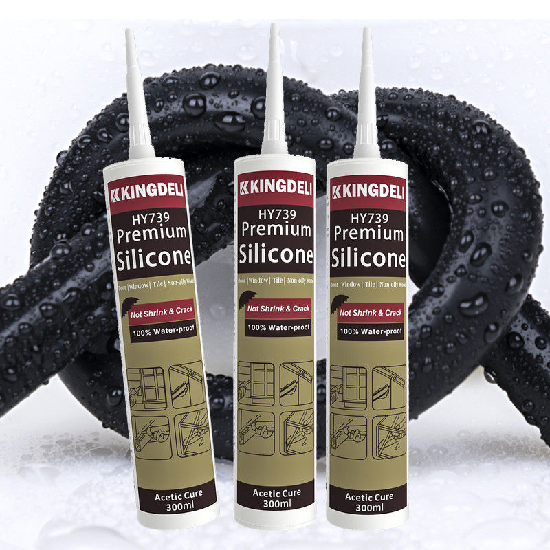 Schnelltrocknendes farbiges, wasserdichtes, essighaltiges Silikondichtungsmittel für die Verdichtung